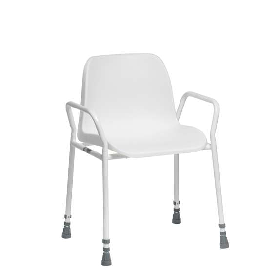 Foxton Stationary Shower Chair - Adjustable Height (Stackable)