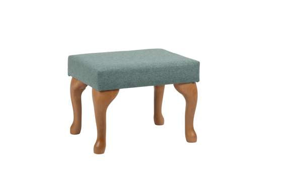 Queen Anne Fireside Footstool - Mineral