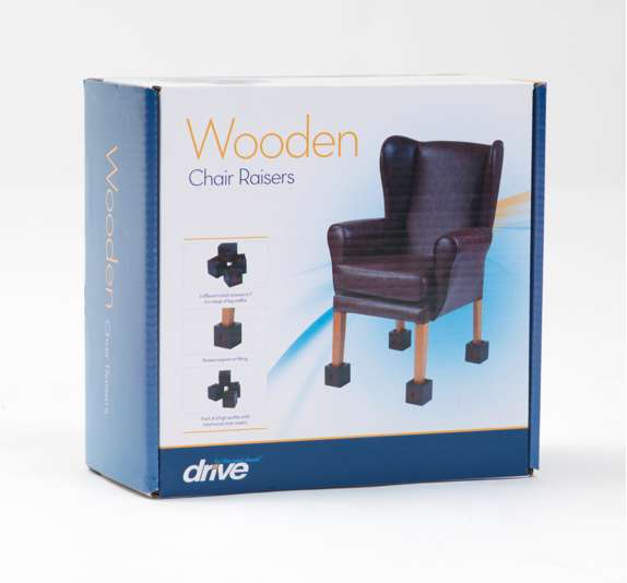 Wooden Chair Raisers - 3 Inch (Set of 4)