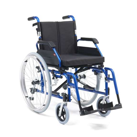XS Aluminium Self Propel Wheelchair 18 Inch - Blue