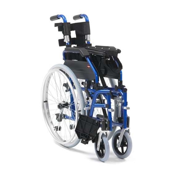 XS Aluminium Self Propel Wheelchair 18 Inch - Blue