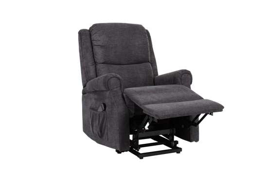 Nashville Single Motor Riser Recliner - Graphite Grey