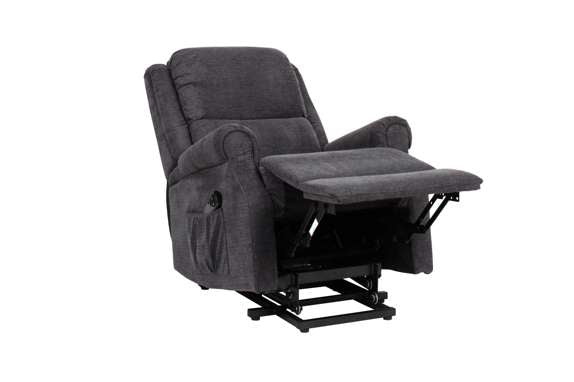 Nashville Single Motor Riser Recliner - Graphite Grey