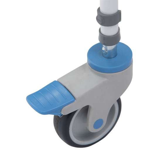 Tilton Mobile Adjustable Height Shower Chair + 4 Brakes