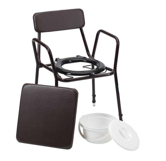 Stacking Commode - Adjustable Height
