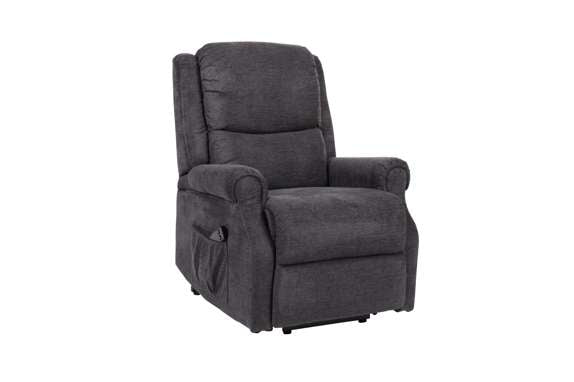 Nashville Single Motor Riser Recliner - Graphite Grey