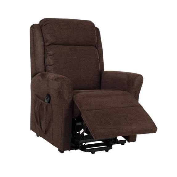 Maryville Dual Motor Riser Recliner - Chocolate Brown