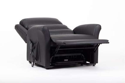 Alaska Extra Large AM-PVC Crib 5 Dual Motor Riser Recliner - Black