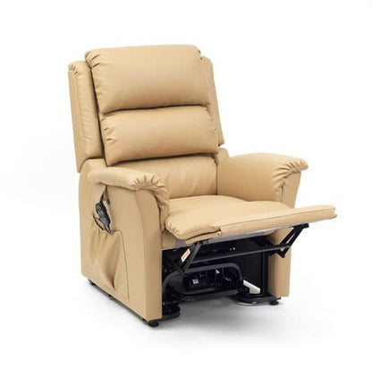 Nevada Dual Motor Rise Recliner PVC Crib 5 - Cobblestone