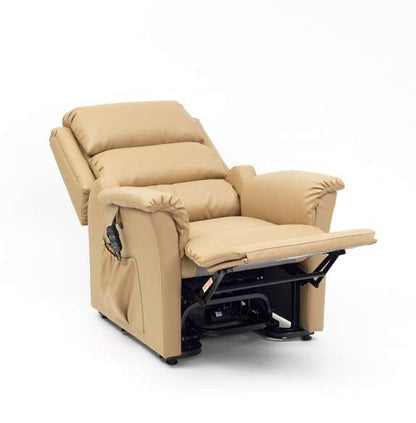 Nevada Dual Motor Rise Recliner PVC Crib 5 - Cobblestone