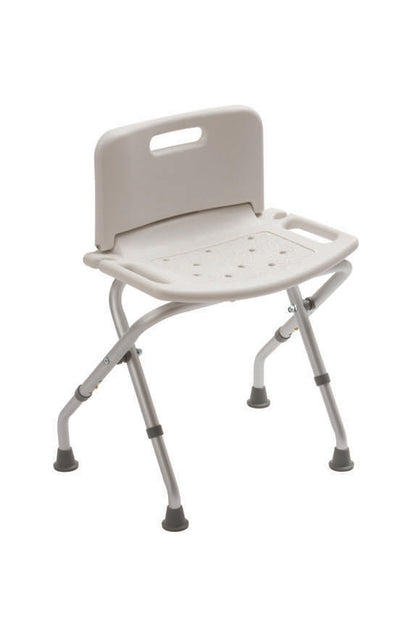 Folding Bath Bench with Back