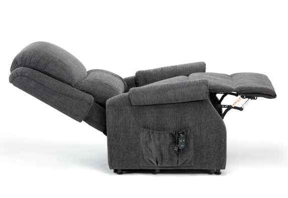 Indiana Petite Riser Recliner - Charcoal