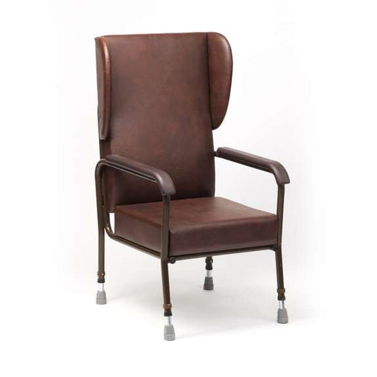 Oakham High Back Chair with Height Adjustable and with Wings