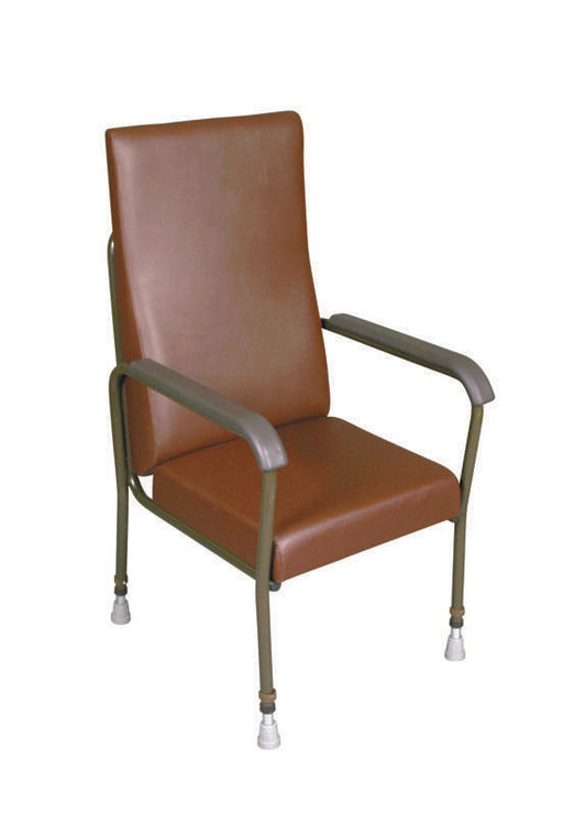 Oakham High Back Chair with Height Adjustable without Wings