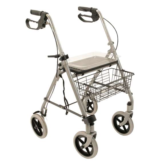 Road Rollator 4-Wheel Steel