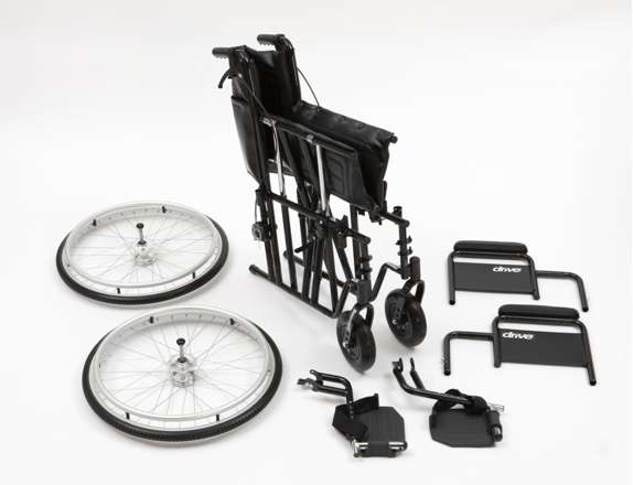 Sentra Self Propel Wheelchair with Drum Brakes 24 Inch