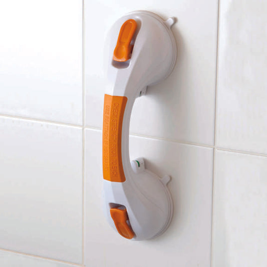 Orange Suction Cup Grab Bar