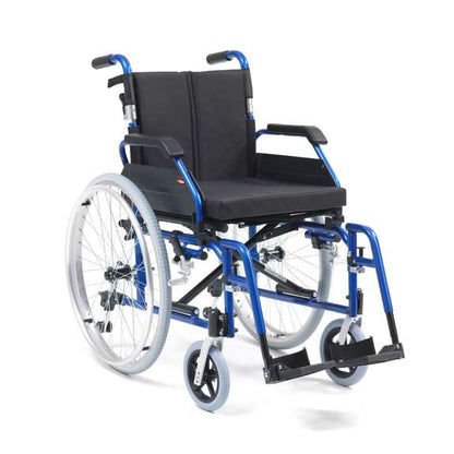 XS Aluminium Self Propel Wheelchair 18 Inch - Blue