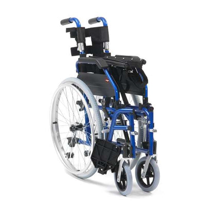 XS Aluminium Self Propel Wheelchair 18 Inch - Blue